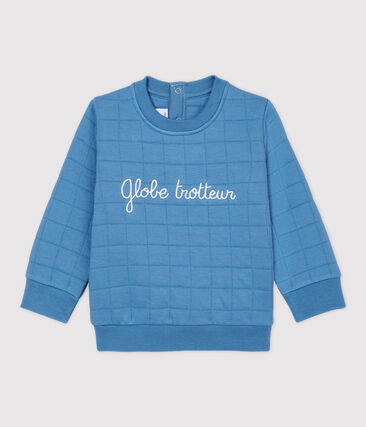 PETIT BATEAU - Sweatshirt matelassé bio  bébé.