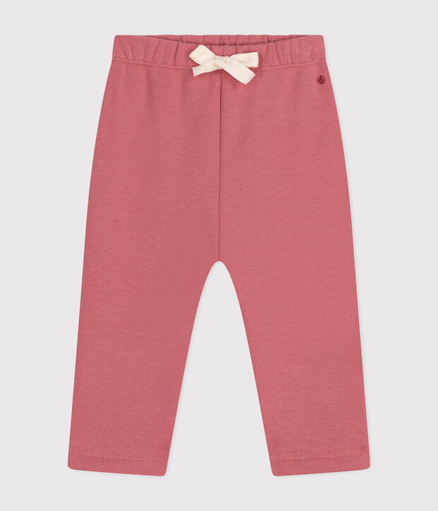 Pantalon en molleton b&eacute;b&eacute; rose