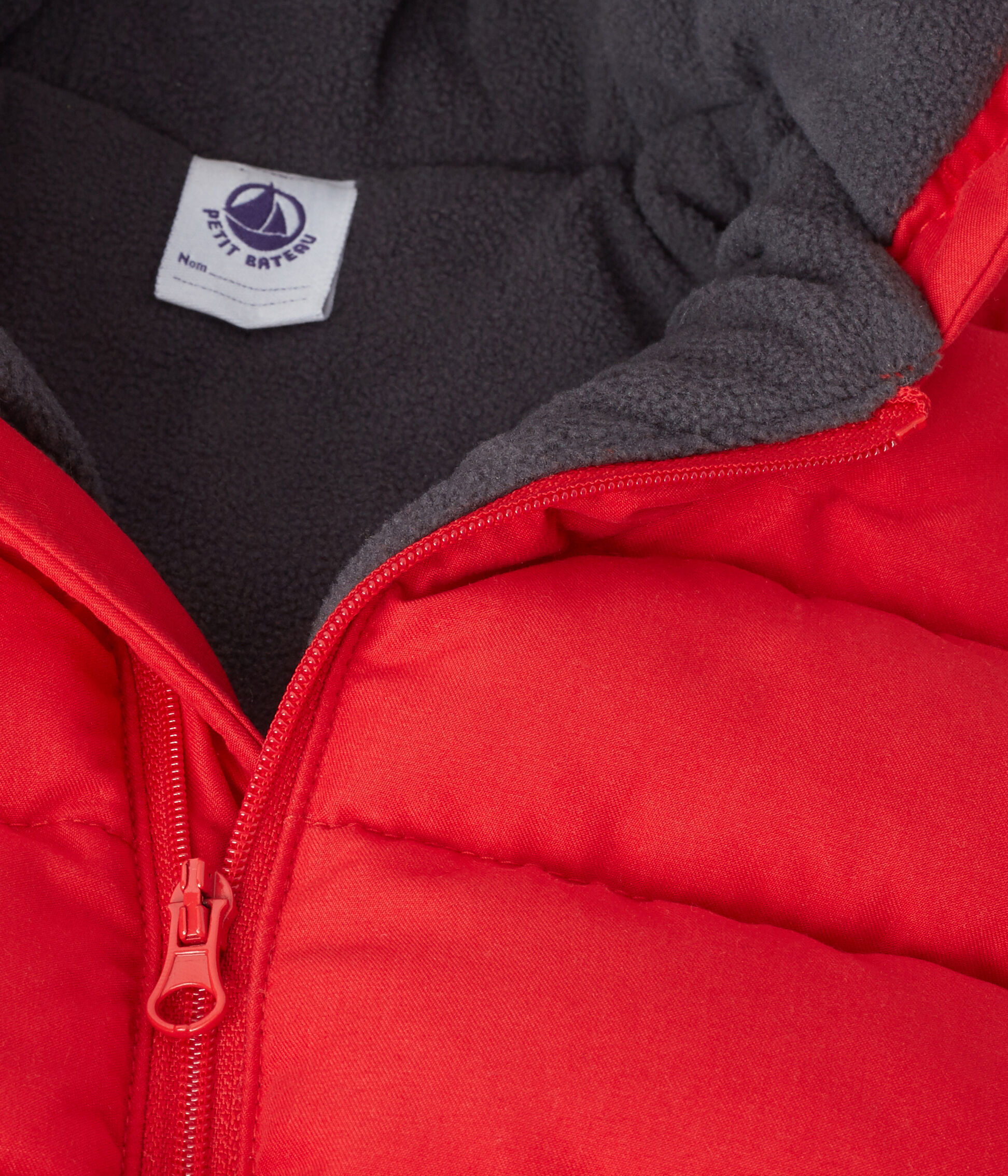 doudoune rouge garçon