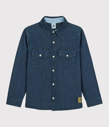 PETIT BATEAU - Chemise en denim enfant garçon