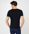 Tee-shirt manches courtes col V homme noir NOIR