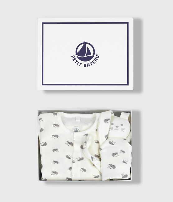 Coffret cadeau naissance en coton imprimé variante 1