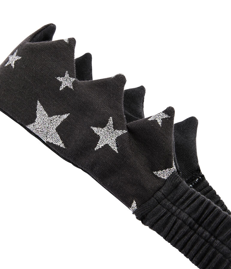 Couronne b&eacute;b&eacute; en c&ocirc;te gris/gris