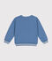 Sweatshirt en molleton enfant fille / garçon bleu BEACH