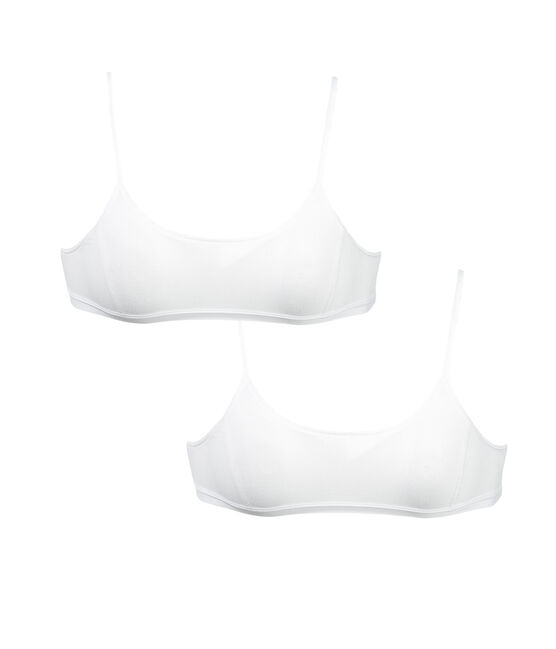 Duo de brassières petite fille blanc LOT