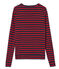 Cardigan femme iconique rayé bleu SMOKING/rouge PEPS