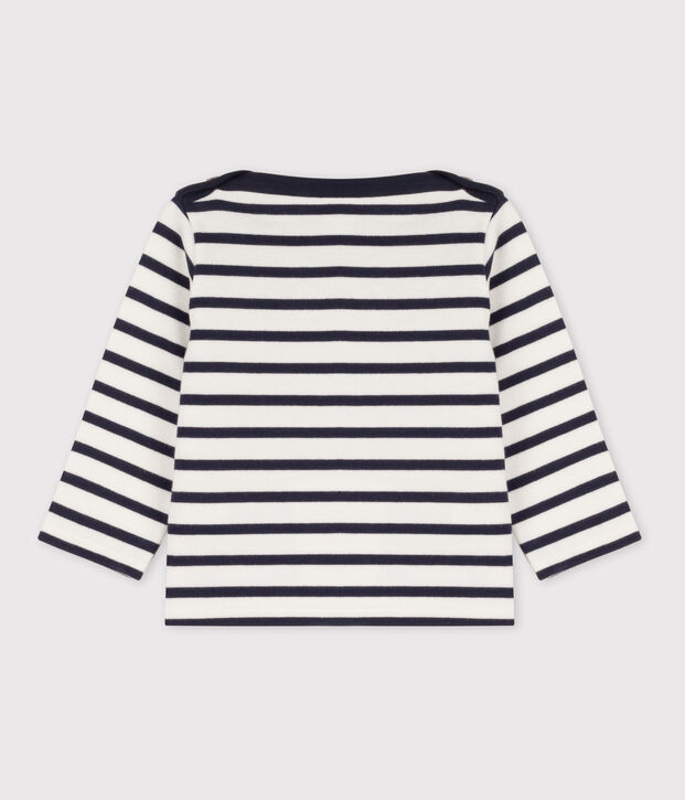 Marini&egrave;re iconique b&eacute;b&eacute; blanc/bleu