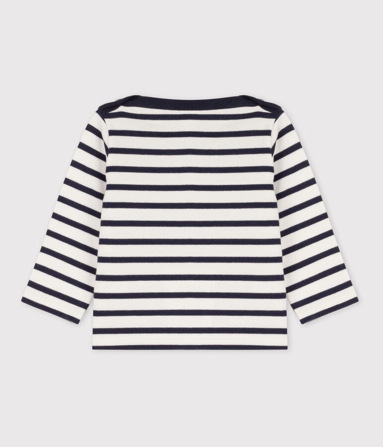 Marini&egrave;re iconique b&eacute;b&eacute; blanc MARSHMALLOW/bleu SMOKING