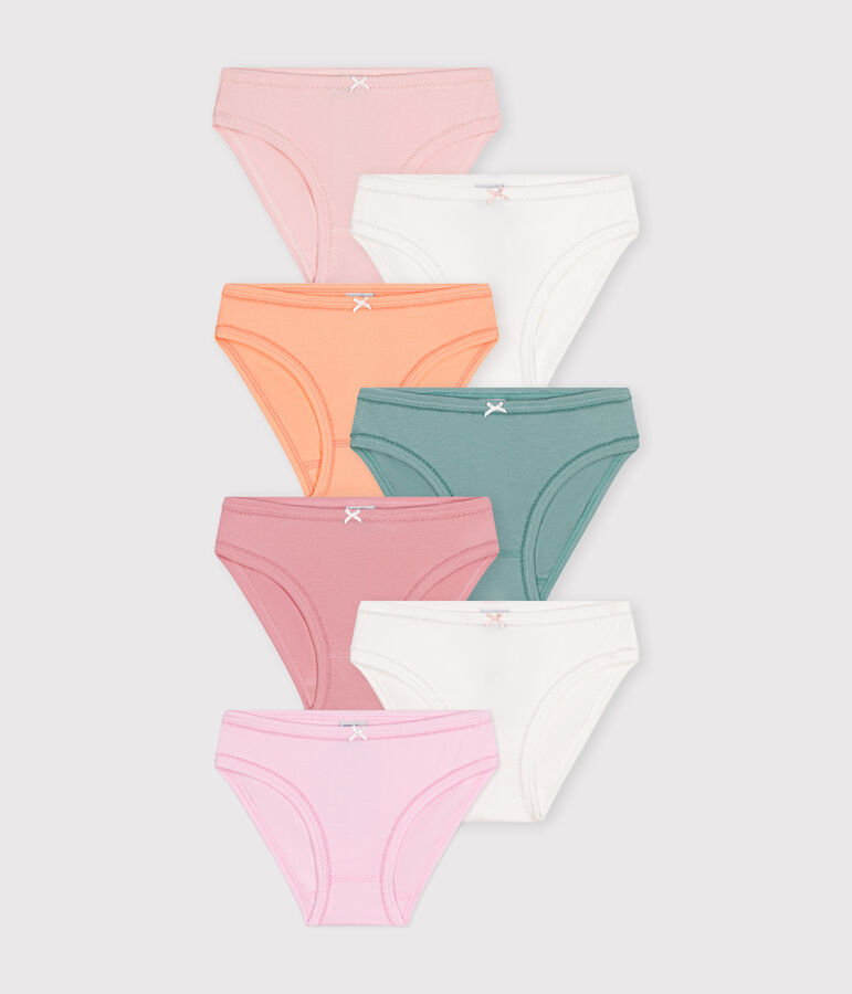 Lot de 7 culottes unies en coton enfant variante 1