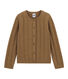 Cardigan en laine et coton
