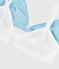 Lot de 2 soutiens-gorge pois argent fille en coton biologique et elasthanne variante 1
