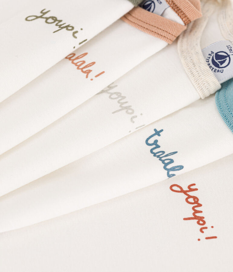 Lot de 5 bodies manches courtes youpi en coton variante 1