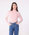 Sous-pull femme l'iconique en coton rose JOLI