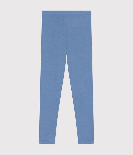 Legging en jersey élasthanne enfant fille bleu BEACH
