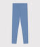 Legging en jersey élasthanne enfant fille bleu BEACH