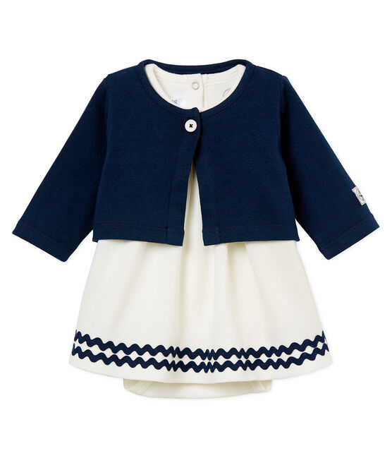 Robe body et cardigan bébé fille variante 1