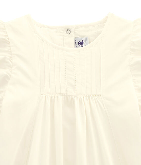 Robe de cérémonie fille blanc LAIT