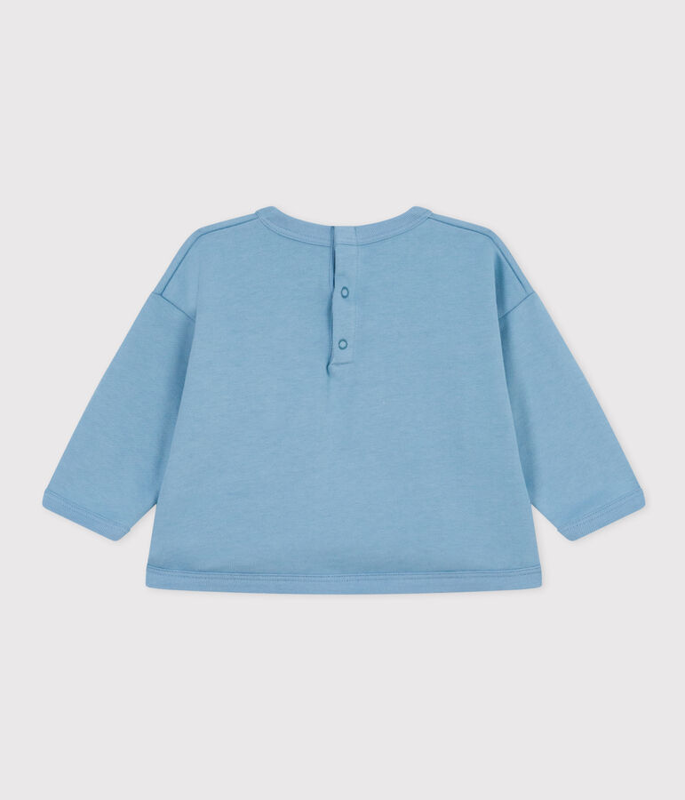 Sweatshirt en molleton b&eacute;b&eacute; bleu AZUL