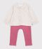Ensemble b&eacute;b&eacute; en coton imprim&eacute; &agrave; fleur multicouleur