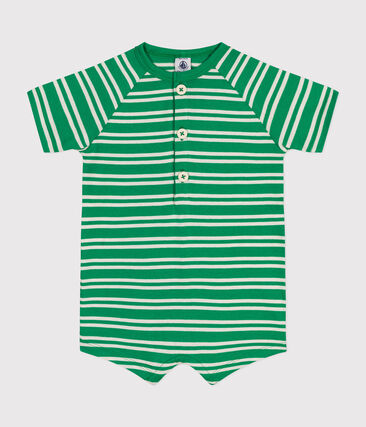 Combinaison courte en jersey bébé