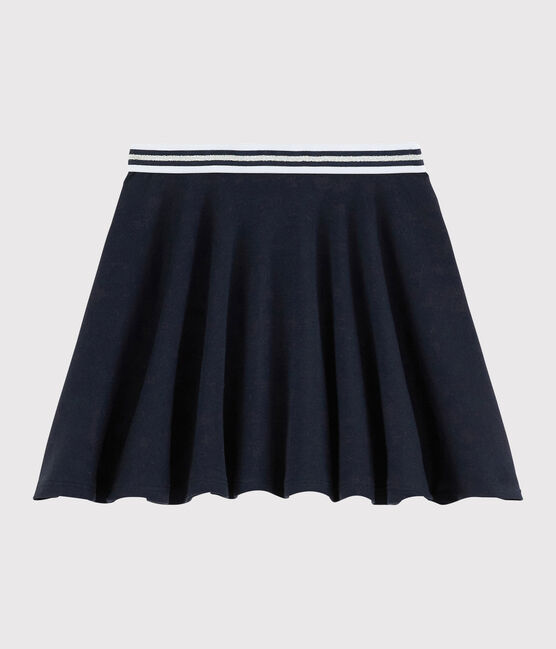 Jupe en maille enfant fille bleu SMOKING