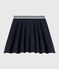 Jupe en maille enfant fille bleu SMOKING