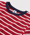 T-shirt iconique col rond Femme rouge TERKUIT/blanc MARSHMALLOW
