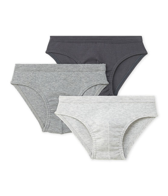 Lot de 3 slips garçon unis SPECIAL LOT 99