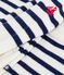 Ensemble 2 pièces bébé rayure marinière en tricot bleu MARSHMALLOW/ SOIR