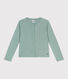 Cardigan enfant en coton uni
