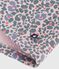 Robe enfant manches longues en coton rose JOLI/blanc MULTICO