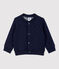 Cardigan en tubique matelassé bébé bleu SMOKING