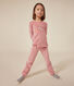 Pyjama uni en velours enfant