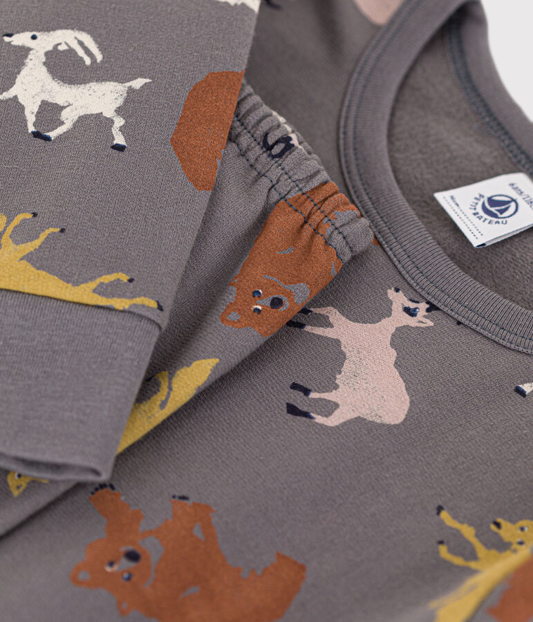 Pyjama animaux en molleton enfant BONGRIS/ MULTICO