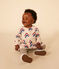 Robe manches longues en molleton bébé blanc AVALANCHE/ MULTICO