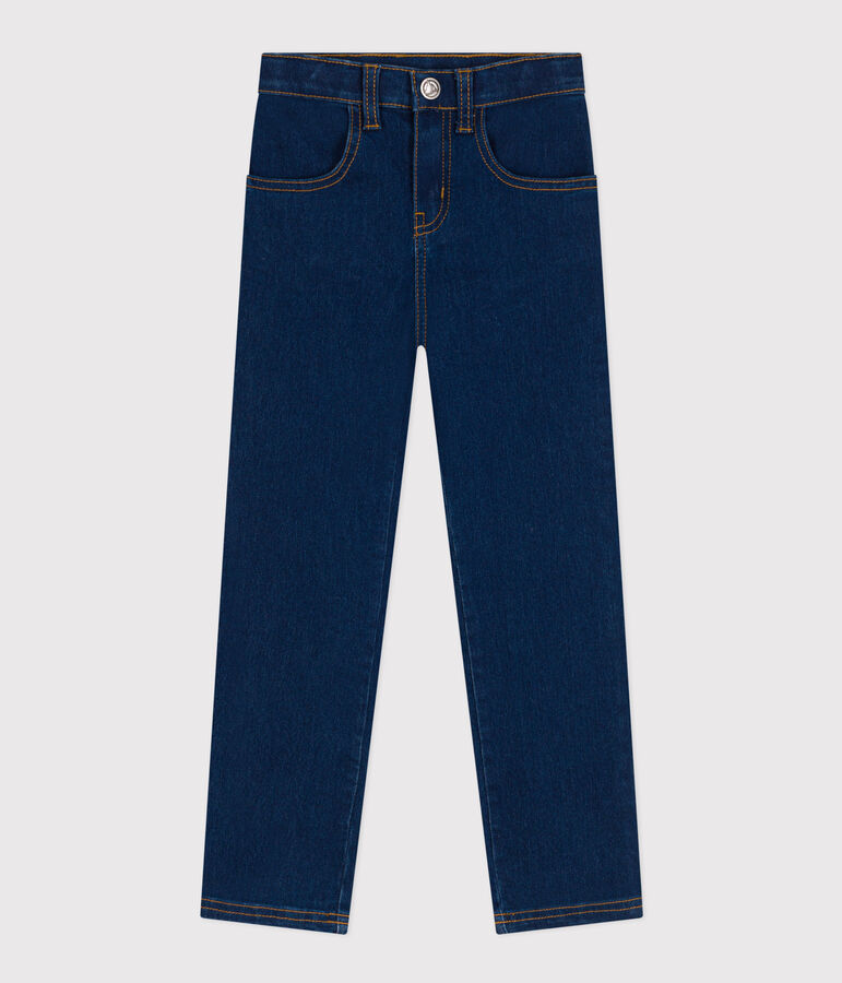 Pantalon slim en denim enfant fille bleu DENIM BLEU