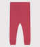 Legging bébé en coton ajouré rose PAPI