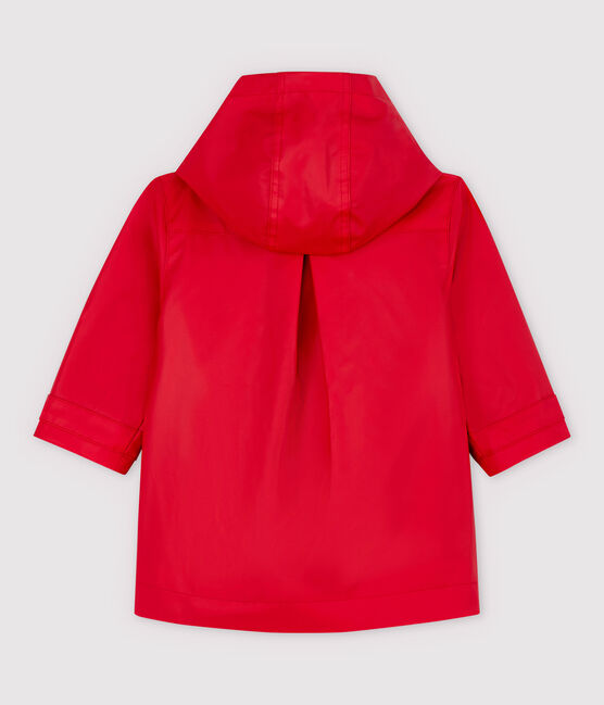Trench en polyurethane bébé fille rouge TERKUIT