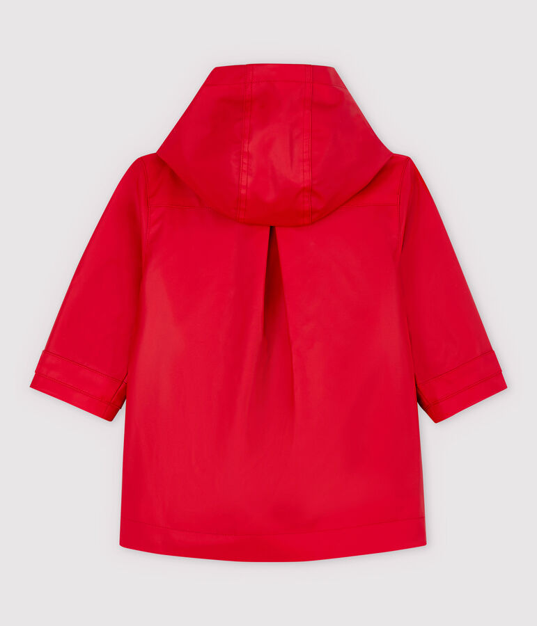 Trench en polyurethane b&eacute;b&eacute; fille rouge TERKUIT