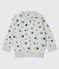 Sweatshirt bébé garçon imprimé gris BELUGA/blanc MULTICO