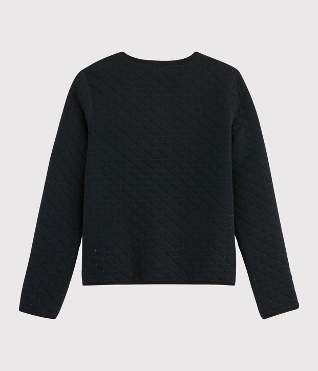 Veste cardigan r&eacute;versible Femme noir/gris