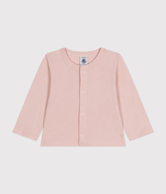 Cardigan en coton bébé rose SALINE