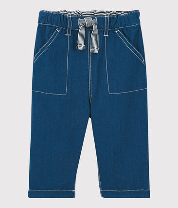 PETIT BATEAU - Pantalon en coton bébé.