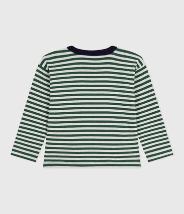 Neuf : Tee-shirt sous-pull PETIT BATEAU 12 ans coton écru manches