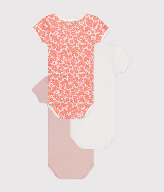 Lot de 3 bodies bébé manches courtes en coton variante 5