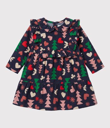 Robe manches longues en flanelle bébé