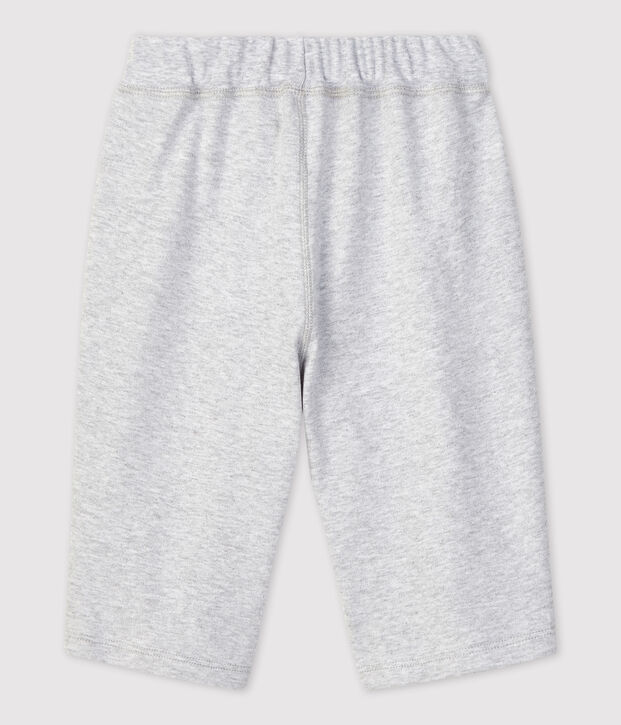 Bermuda en coton enfant gar&ccedil;on gris