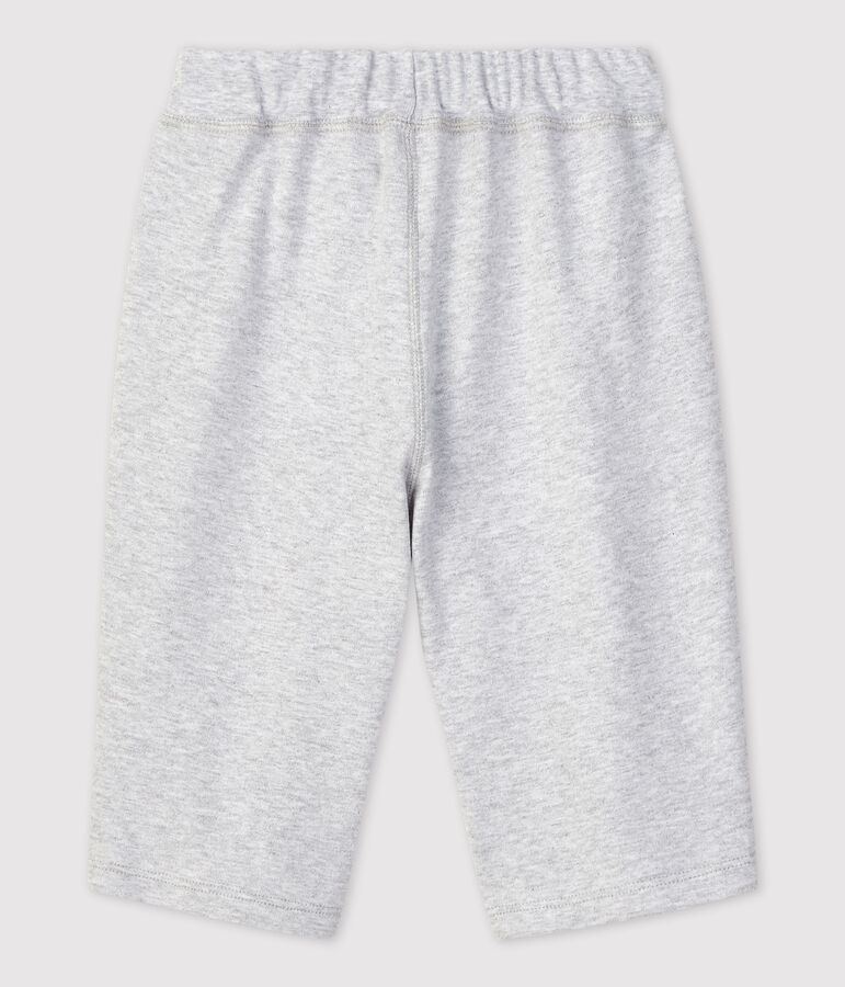 Bermuda en coton enfant gar&ccedil;on gris POUSSIERE CHINE