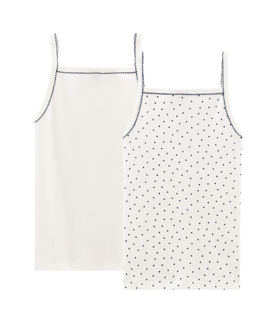 Duo de chemises à bretelles petite fille variante 1