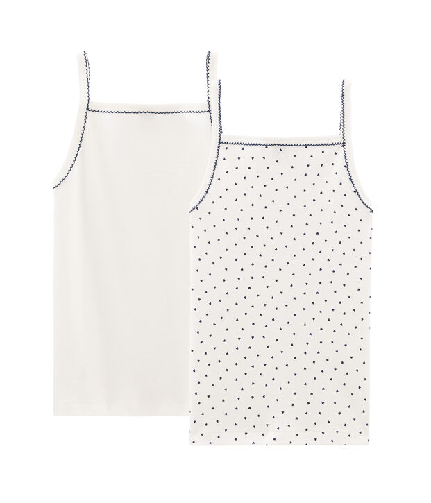 Duo de chemises &agrave; bretelles petite fille multicouleur